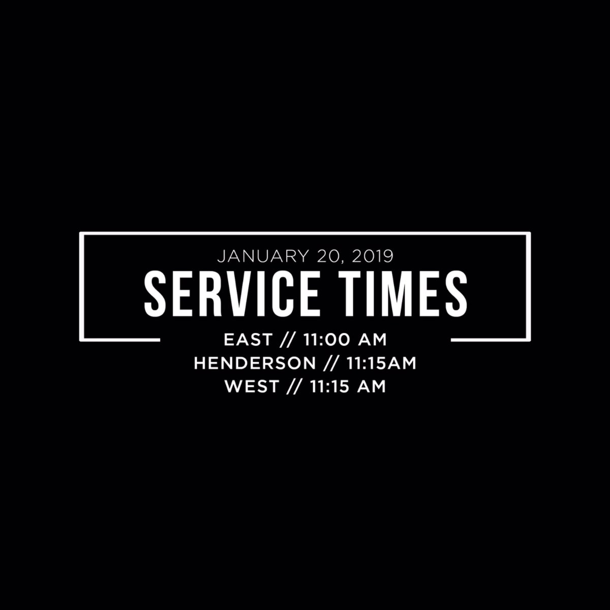 onelifeeast's tweet photo. We are still having service this morning at 11:00 AM. https://t.co/rvjhkskkR7