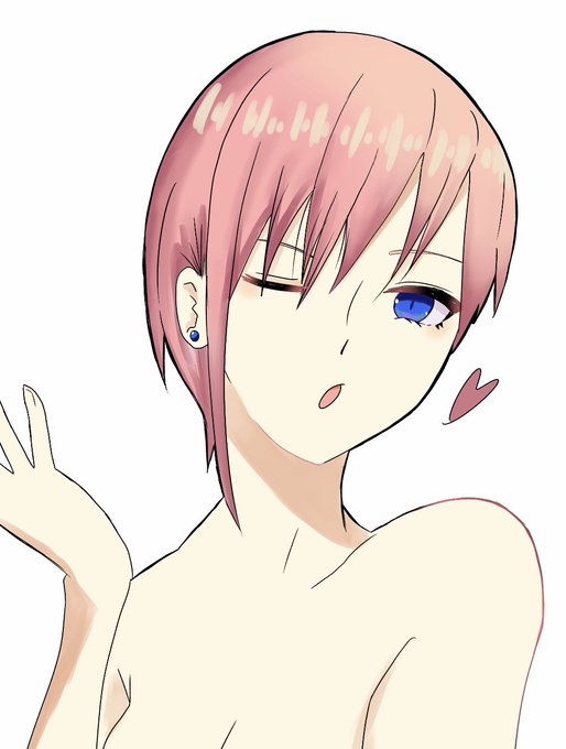 kiramekiさんがTwitterに投稿した中野一花(五等分の花嫁)のイラスト。