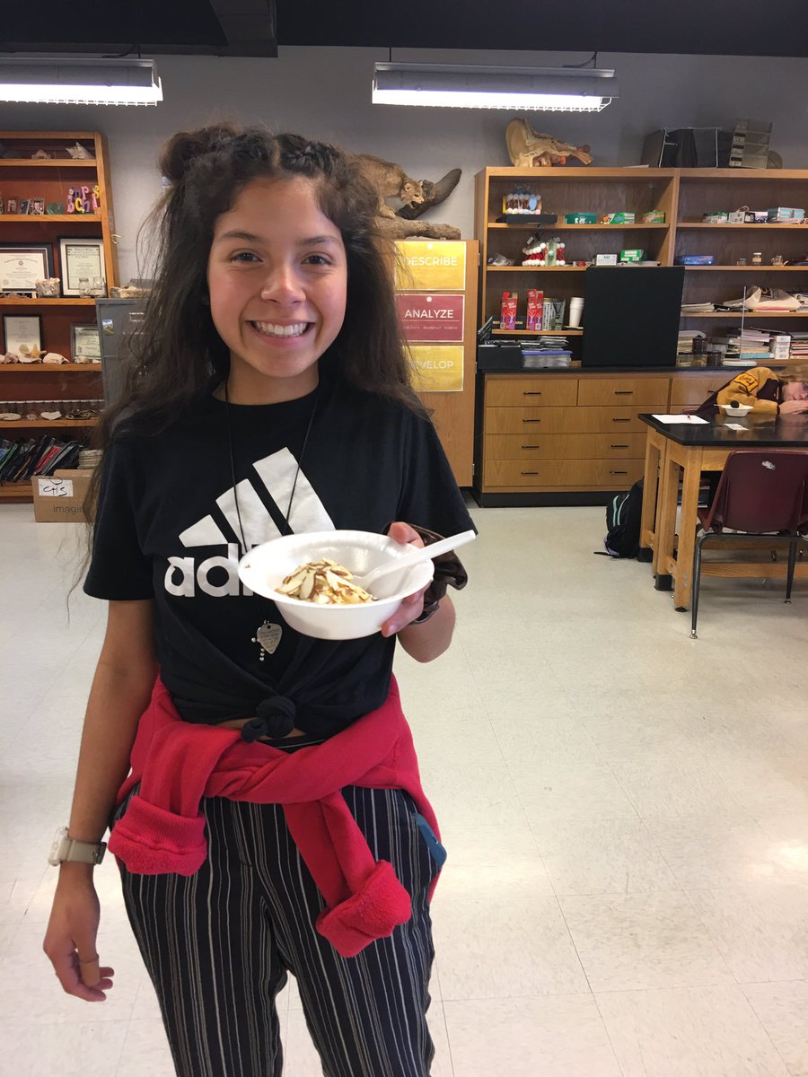 science_007's tweet photo. Protein synthesis ice cream sundae lab was a hit!! #biology #transcription #translation #proteinsynthesis @CoachSheilaEddy @ps_clinton @PaulaHarp10 @ChadOPugh @D_Up_D_Up https://t.co/JtzcnRgIAs