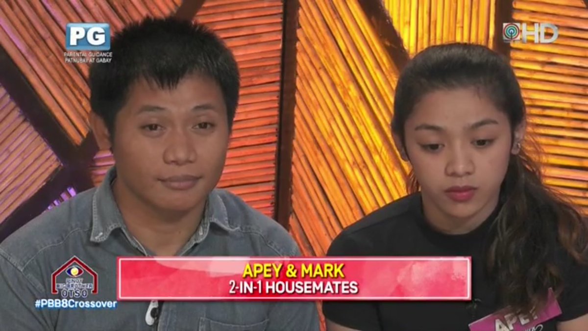 genia_julian's tweet photo. #PBB8Crossover

sorry basher's, you can't kick apey coz she's with her kuya 😂 https://t.co/vfs0qNdO9f