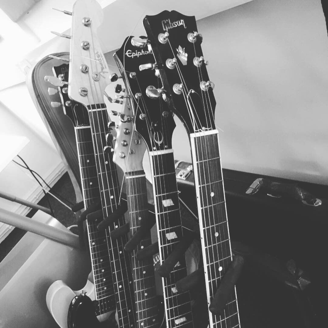 Album recording sessions going well... Sounding amazing! We can’t wait to get it finished! #rocknrollrevolution #photooftheday #instamusic #debutalbum #rocknroll #rockandroll #orangeamps #marshallamps #gibsonguitars #ledzeppelin #rollingstones