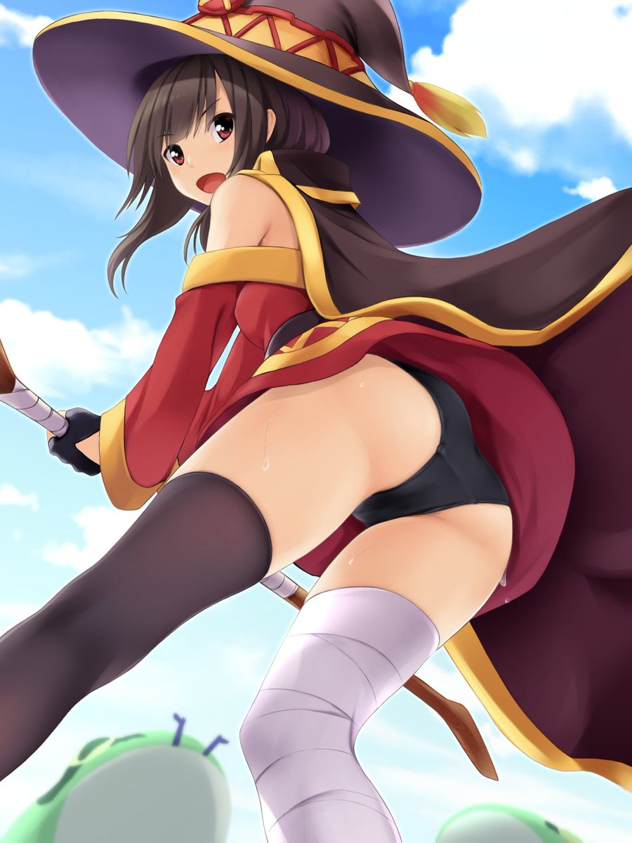 SaphiraNew's tweet photo. Hentai Sexy#7/15
< Kono subarashii Sekai ni shukufuku wo ! >😘
#witch_hat #black_panties #ass https://t.co/U0wjt6s1Qg