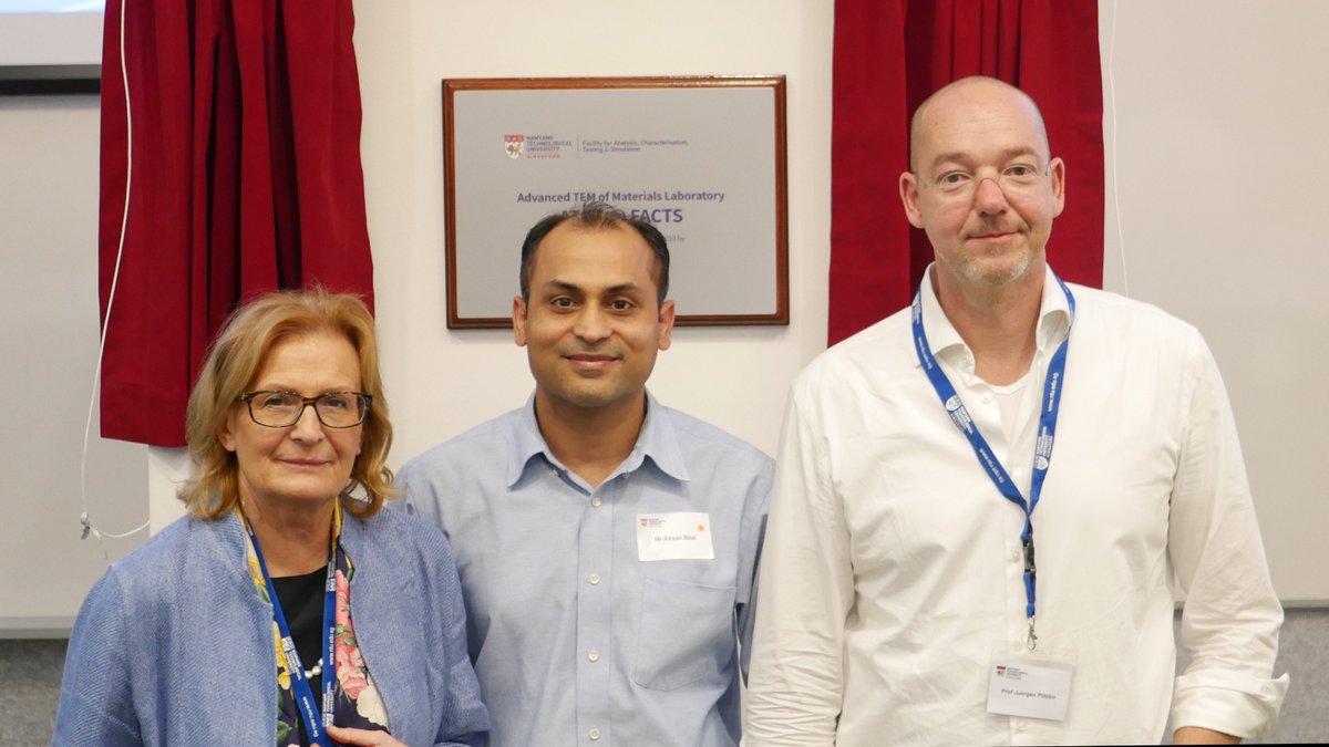 bilalahsan's tweet image. With Daniela Rhodes and Juergen Plitzko after the opening of AToM