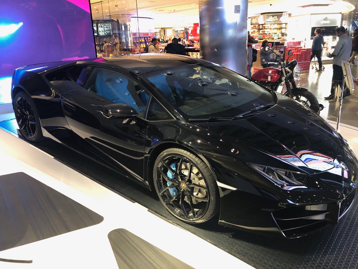 mripaldi's tweet photo. I’ve been to a lot of airports but wow, #qatar impressive...where I also just entered a drawing for this Lambo... https://t.co/04SeDokjNi