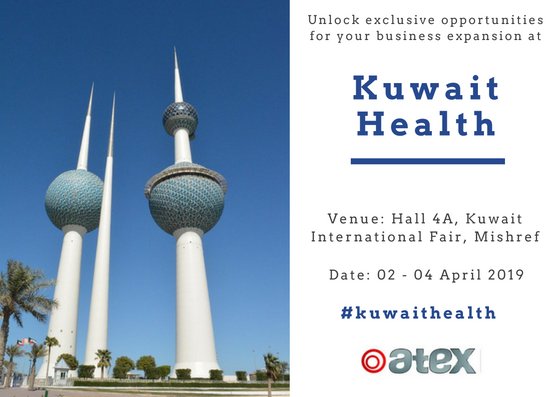 Plus91 (@plus91) on Twitter photo Kuwait Health is the best way of winning profitable new business in the GCC. This event will take place at #Kuwait International Fair from 2nd to 4th April 2019. @kuwaithealthex <a href="/AtexExhibitions/">ATEX International Exhibitions</a> <a href="/medeventsguide/">Medical Events Guide</a> #kuwaithealth Kuwait Health is the best way of winning profitable new business in the GCC. This event will take place at #Kuwait International Fair from 2nd to 4th April 2019. @kuwaithealthex <a href="/AtexExhibitions/">ATEX International Exhibitions</a> <a href="/medeventsguide/">Medical Events Guide</a> #kuwaithealth