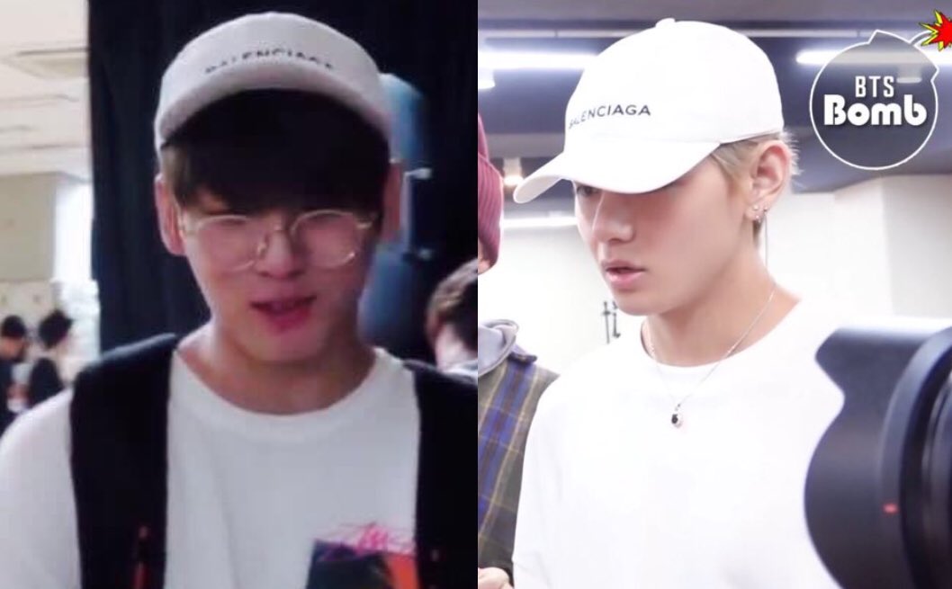 At this point, I’m not even surprise to see them share everything anymore if i know for a fact that they even share the same soul #vkook  #kookv  #taekook 