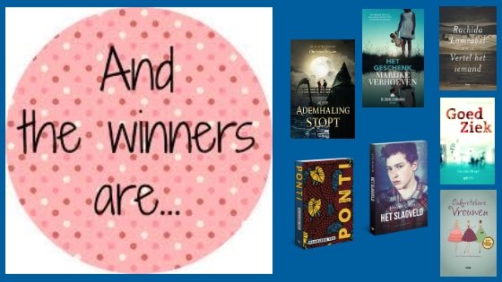 #JanuariWINmaand De winnaars van week 3 #Boeken #Lezen #Winnaars
<a href="/ellessyboeken/">Uitgeverij Ellessy</a> @NAUBoeken <a href="/Kramatbooks/">Uitgeverij Kramat</a> <a href="/CrimeCompagnie/">De Crime Compagnie</a> @debezigebij <a href="/newbookcollect/">New Book Collective</a> mustreadsornot.com/2019/01/20/jan…