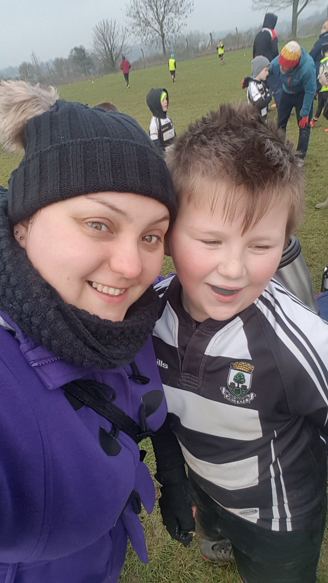 Love it when my 1st god son asks me to watch him play rugby when he is.playing in Frome . I must remember to pack a hot water bottle next time. #goreece #godson #rugbysunday