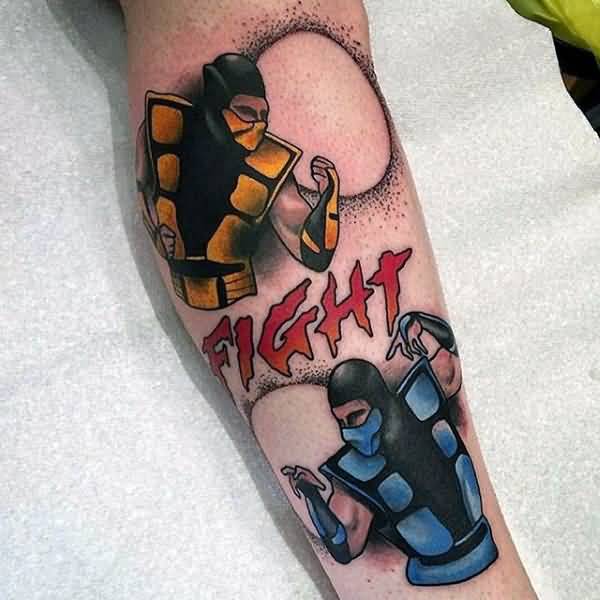 60 Amazing Mortal Kombat Tattoos That Are Eyecatching  Tattoo Twist