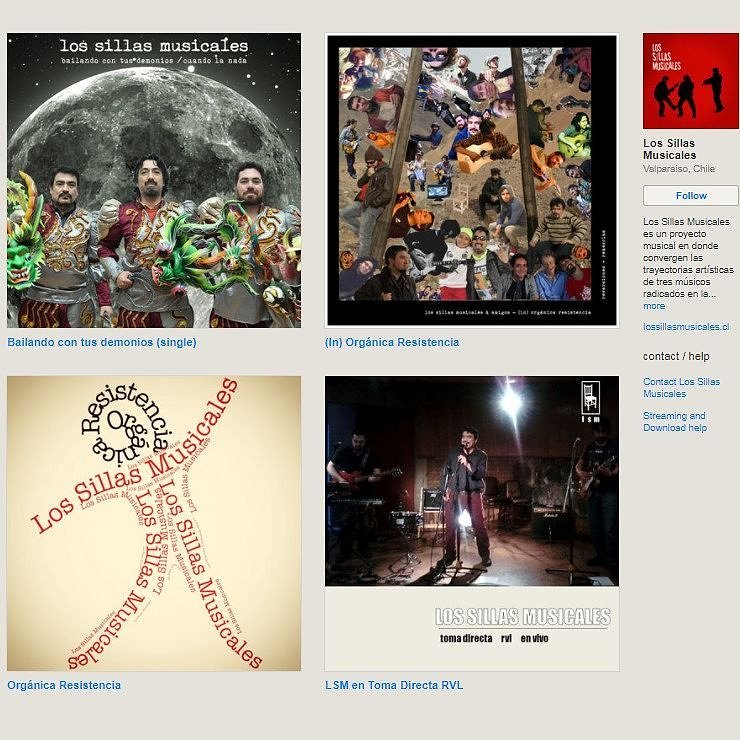SillasMusicales's tweet photo. Todo nuestro material oficial disponible en #bandcamp para escucha vía #streaming y #descargadirecta libre.
https://t.co/LXJows1um4
Organica Resistencia LP (2014)
Toma Directa para RVL (2014)
(In) Organica Resistencia (2017)
Bailando con tus Demonios - single (2017) https://t.co/u6s28WNvLn