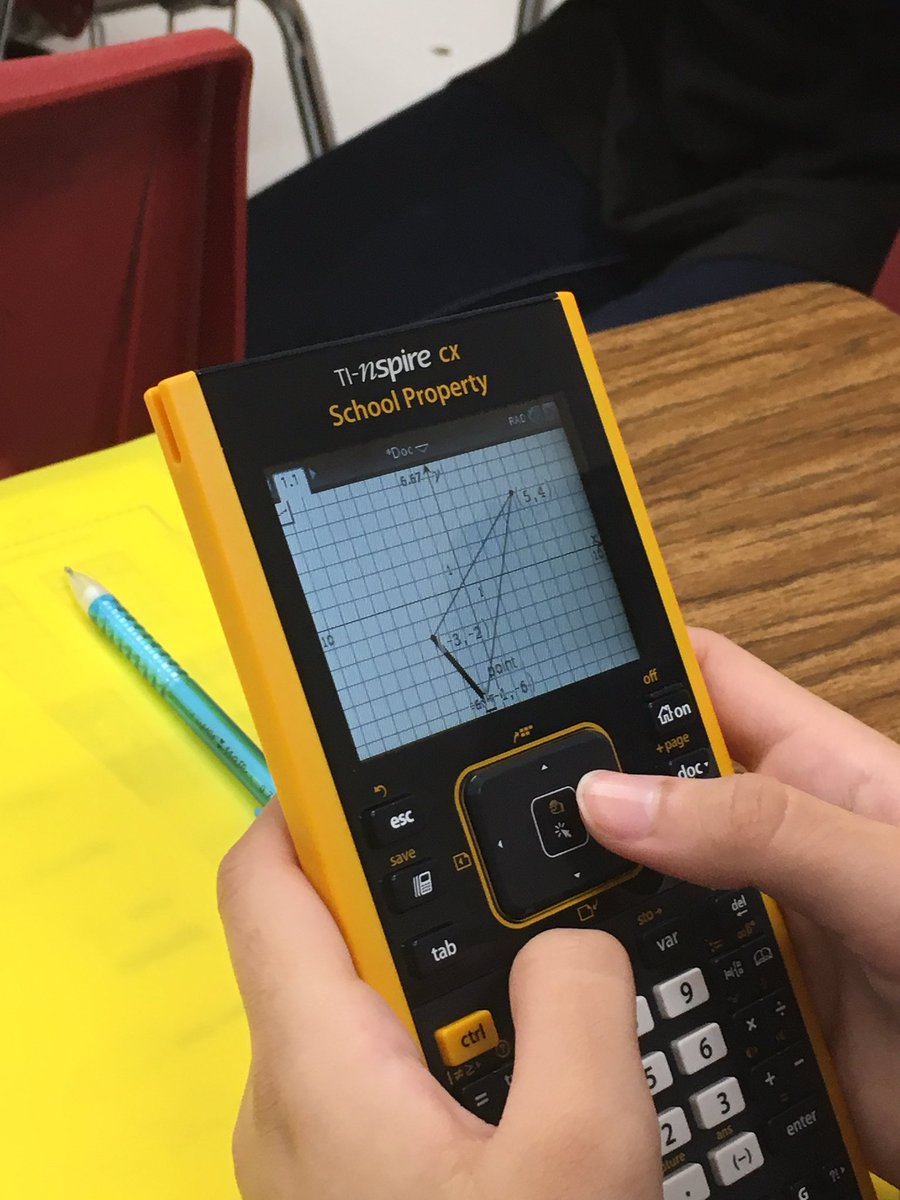valerie_roebuck's tweet photo. Great day coaching @ManorMiddle. Students learned to draw right triangles on a coordinate grid, use truth statements, and other functionality of the Nspire. #T3SystemicCoaching #ToCollegeandBeyond https://t.co/fACTDWLMxl