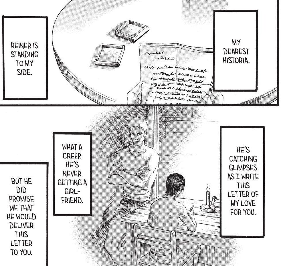 Omg They Were Roommates This Is So Funny I Miss Ymir So Much