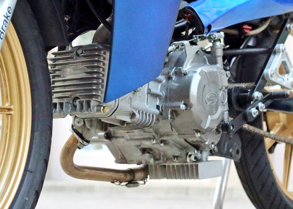 NugiePratomo's tweet photo. Cooling system on my 130 cc track bike #YAMAHA #underbone https://t.co/wziDC62kXV