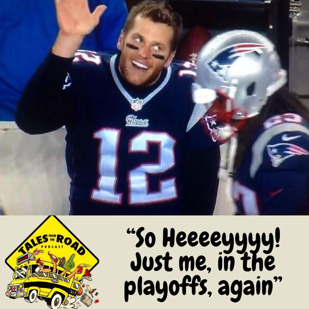 TFTRpodcast's tweet photo. Anyone else getting tired of this???  
Go back to the alternate universe you came from Brady!!....... leave Giselle.
•
Tales From the Road Podcast iTunes link
https://t.co/rf33HIX1eL
•
#talesfromtheroad #hockey #nfl  #nflplayoffs #baddecisionsmakegreatstories #podcast #podcasts https://t.co/i9vEGYHPpC