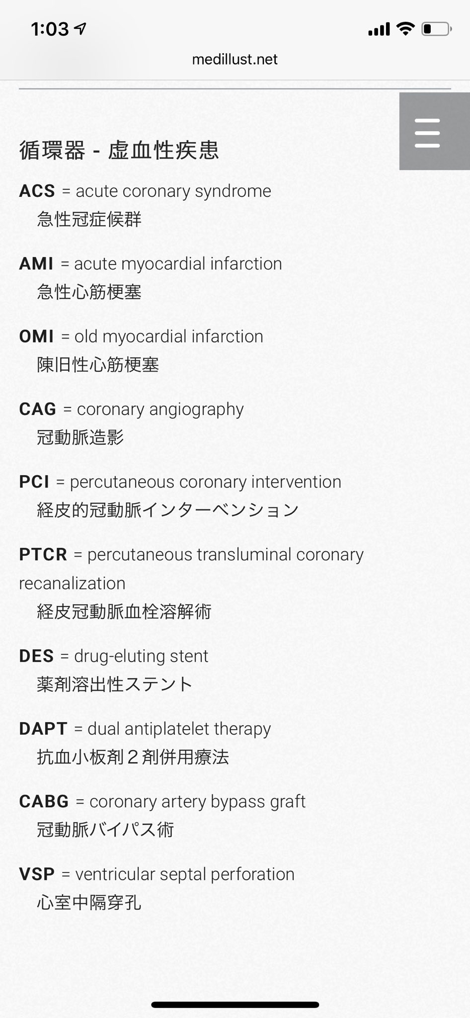医学語呂なう Su Twitter 医療用語 略語をまとめたページです よろしくお願いします T Co Tbvdwthits 医学語呂なう Su Twitter 医療用語 略語をまとめたページです よろしくお願いします T Co Tbvdwthits