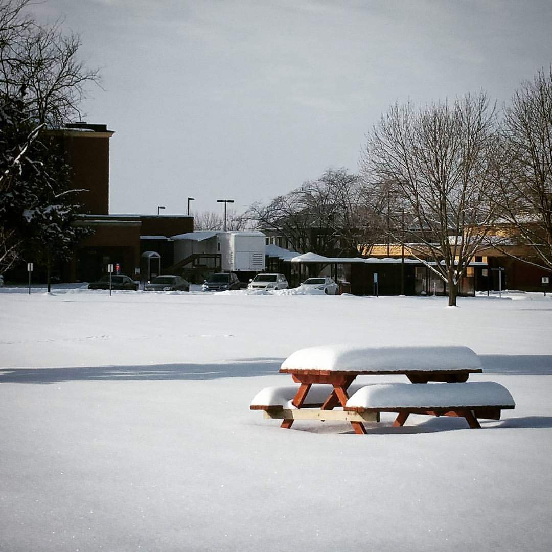 VAWallaWalla's tweet photo. #TodayinHistory Remember the snowy winter 2 years ago? This pic was taken on Jan. 19, 2017, standing right by the Gen. Wainwright statue in the middle of the Parade Grounds. #untouchedsnow #natureispretty #wintermoment https://t.co/UiSYbCQoWe