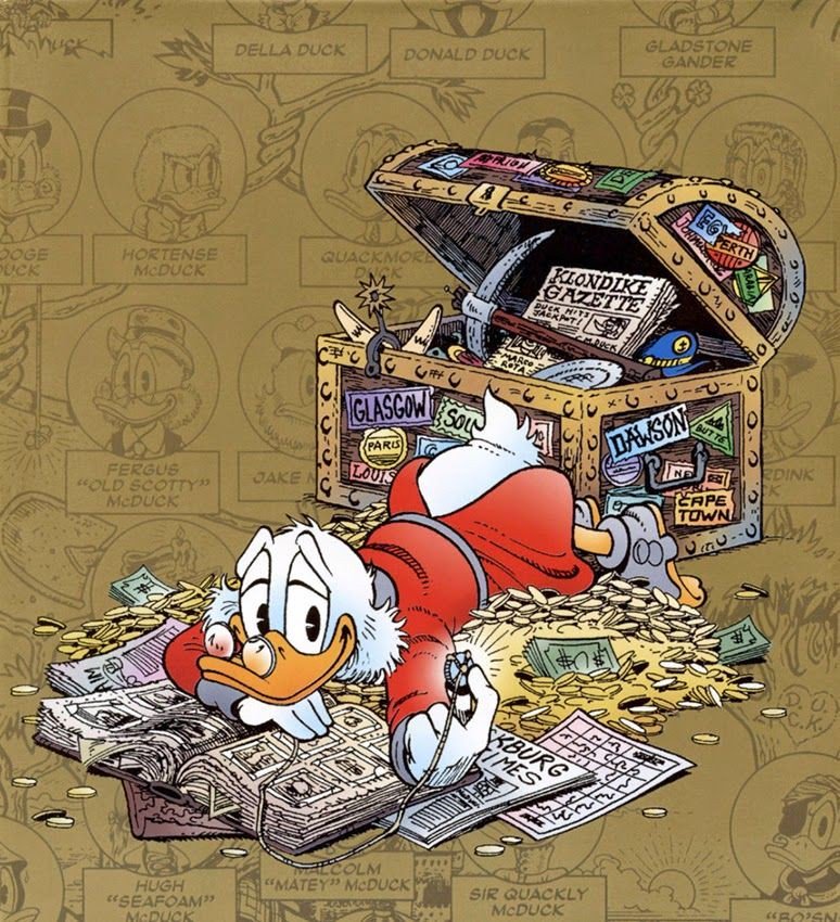 Barks_Rosa's tweet photo. "The life and times of Scroodge Mc Duck" by Don Rosa. https://t.co/vb5qdNzuUl