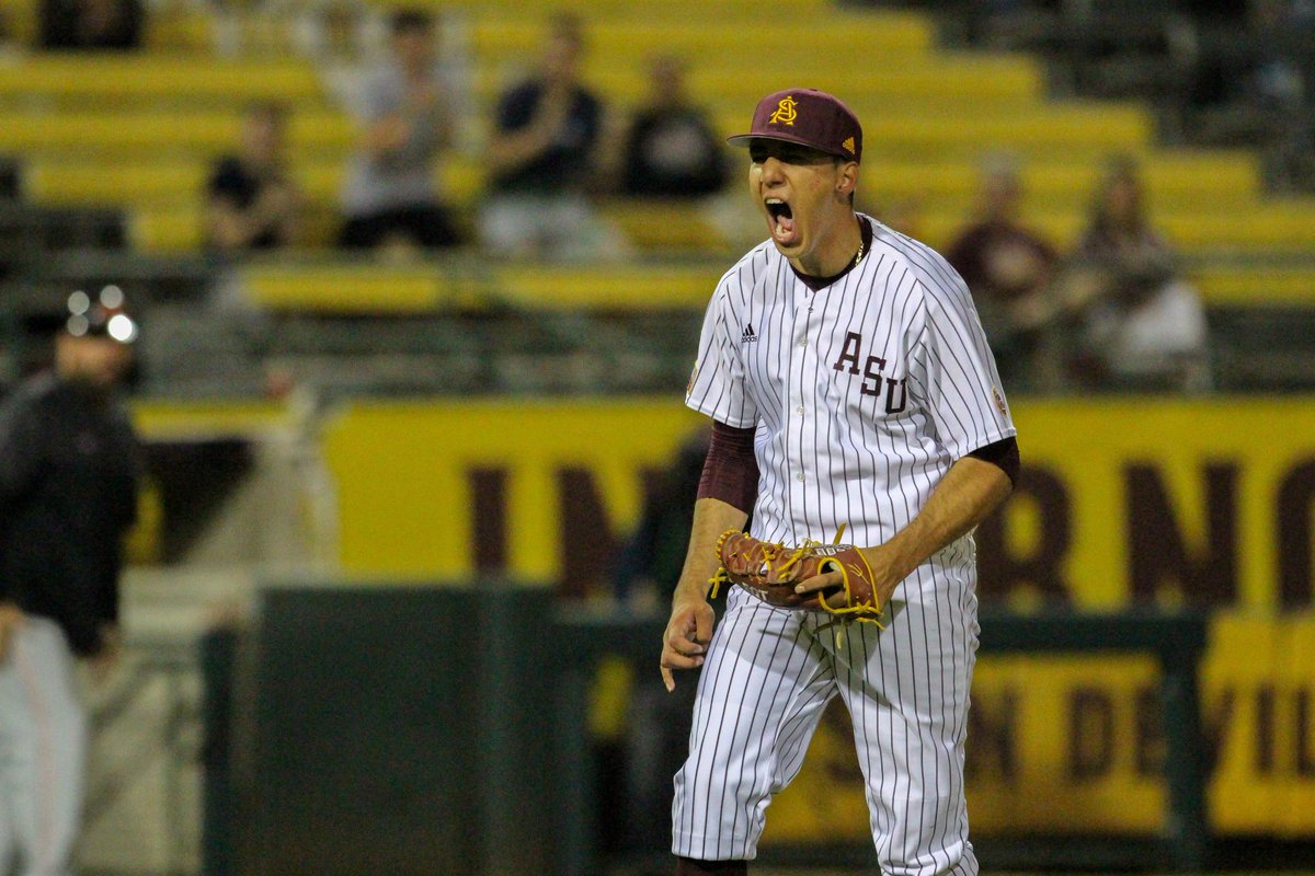 JoeBear72's tweet photo. Only #26MoreDays till @ASU_Baseball #OpeningNight #26 @sammmm009 #LankySrRHP Local Guy #AlhambraHS & #PHXCollege Spots the ball with #GoodVelo But W/ #KillerChange Keeps hitters #Guessing Versatile to #Start or do #DirtyPenWork He just #WantsTheBall #Competes One of #MyGuys https://t.co/yaOVxiXuLl