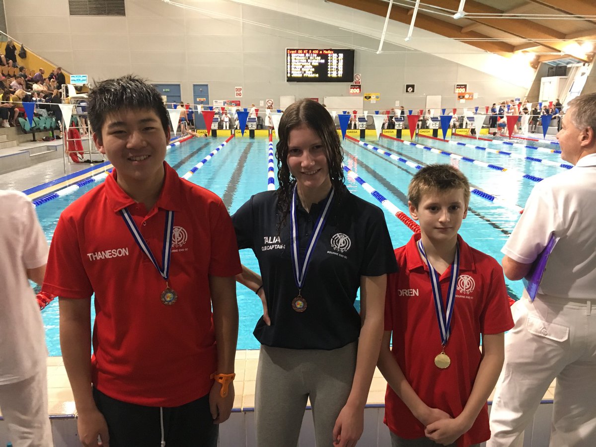 Fabulous 400s ⁦@OxonBucksASA⁩ County Champs. 5 swims - 5 pbs &amp; medals! Great work ⁦<a href="/BourneEndSC/">Bourne End Swimming Club</a>⁩