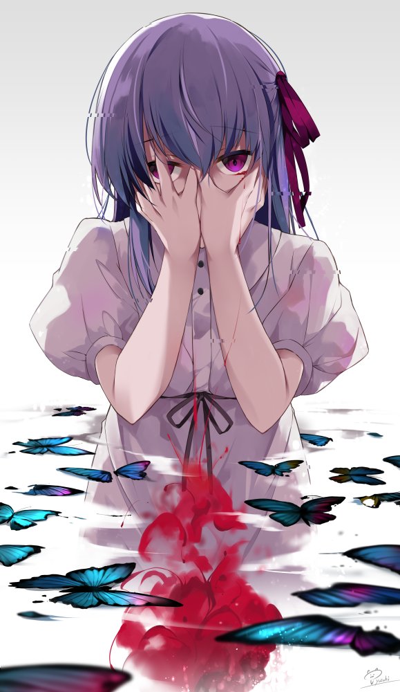 Fate ヤンデレオーラマックスの桜イラストが怖カワイイ
