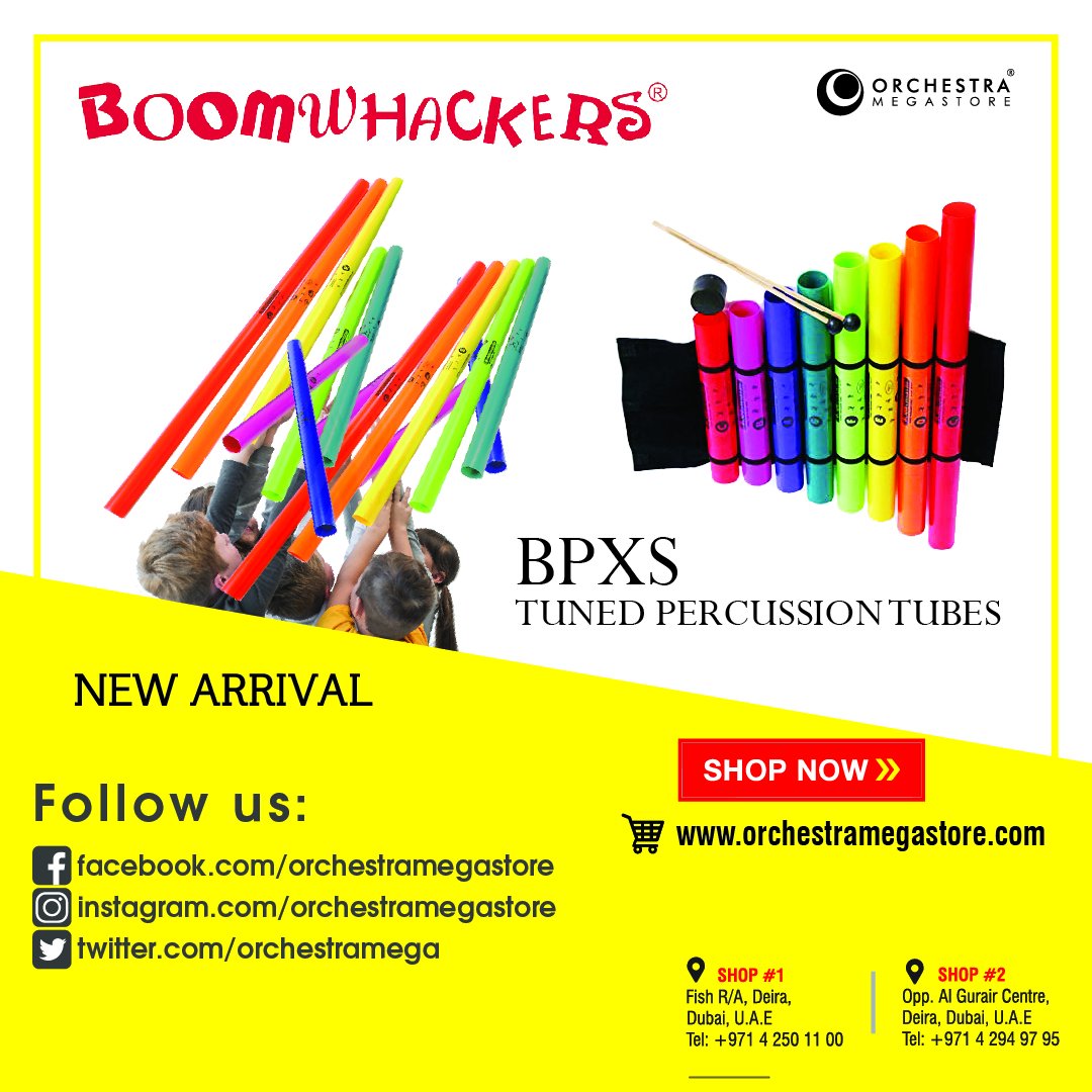 orchestramega's tweet photo. Introducing boomwhackers Tuned Percussion Tubes.
a Tuned Percussion Tubes wonderful and unique instruments that have already brought the joy of music to hundreds of thousands people!
You want it? then visit us: https://t.co/4NmdblaqRZ
#boomwhackers
#musicstore #musictube https://t.co/vlQSa5V41S
