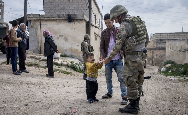 Başkomutanımız ve Cumhurbaşkanımız Recep Tayyip Erdoğan’ın talimatıyla başlatılan ve Türk Silahlı Kuvvetleri’nin başarıyla icra ettiği #ZeytinDalıHarekatı birinci yılında. Kahraman şehitlerimizi rahmetle, gazilerimizi minnetle anıyorum. 
Türkiye teröre asla geçit vermeyecek.