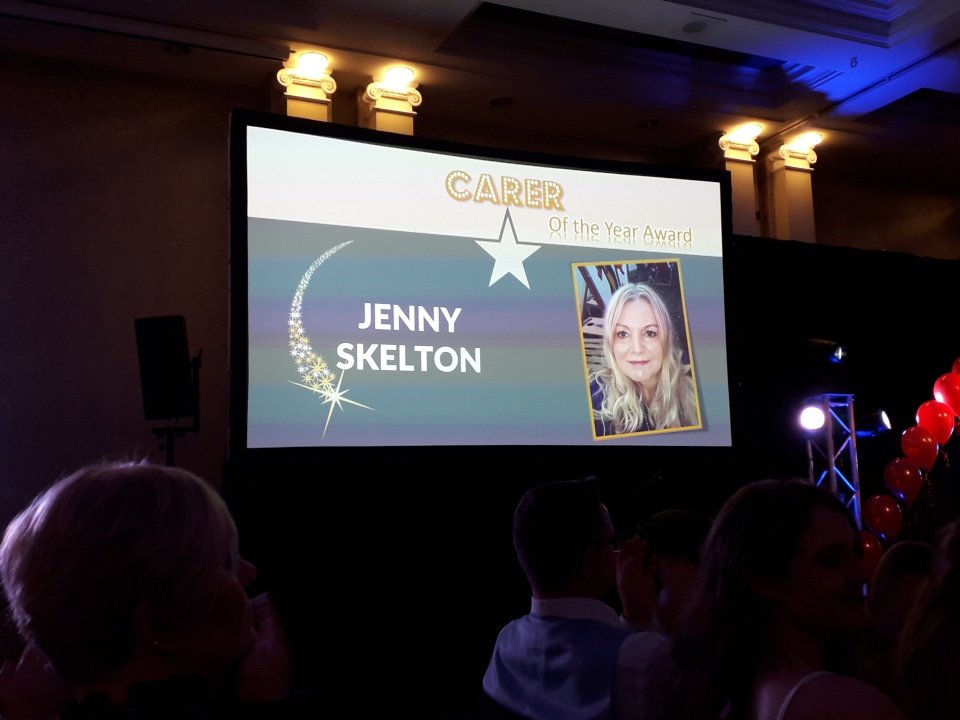 AccessBuses's tweet image. And the winner of the @brightonargus Carer of the year award is the wonderful Jenny Skelton who is not only an amazing carer but is the founder of @DisPrideBTN. #argusstars
