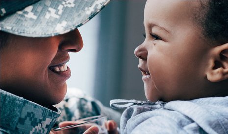 DYK: 42% of children of active duty service members are between 0-5 yrs old! @ZEROTOTHREE’s #BabiesontheHomefront app can help #MilFams stay in touch! Learn more: babiesonthehomefront.org