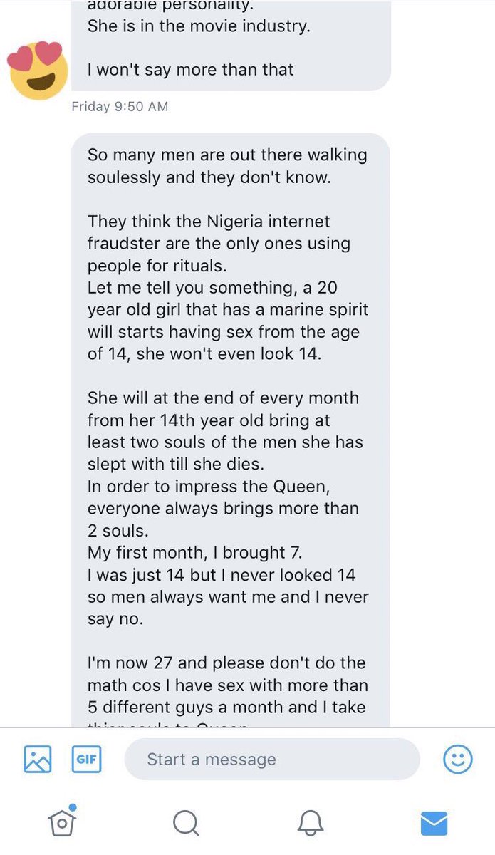 Postsubman's tweet photo. -

"Okay , We got this and everything sounds really weird and scary" 🌚🌚
#Thread 👇🏽👇🏽 https://t.co/qbMRbpckVG