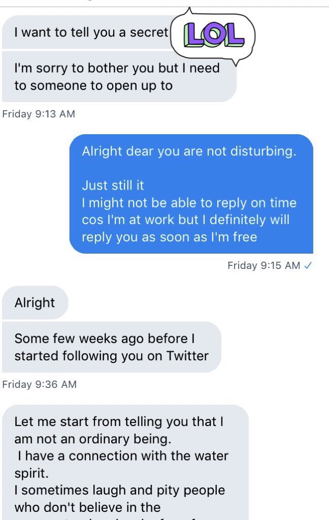 Postsubman's tweet photo. -

"Okay , We got this and everything sounds really weird and scary" 🌚🌚
#Thread 👇🏽👇🏽 https://t.co/qbMRbpckVG