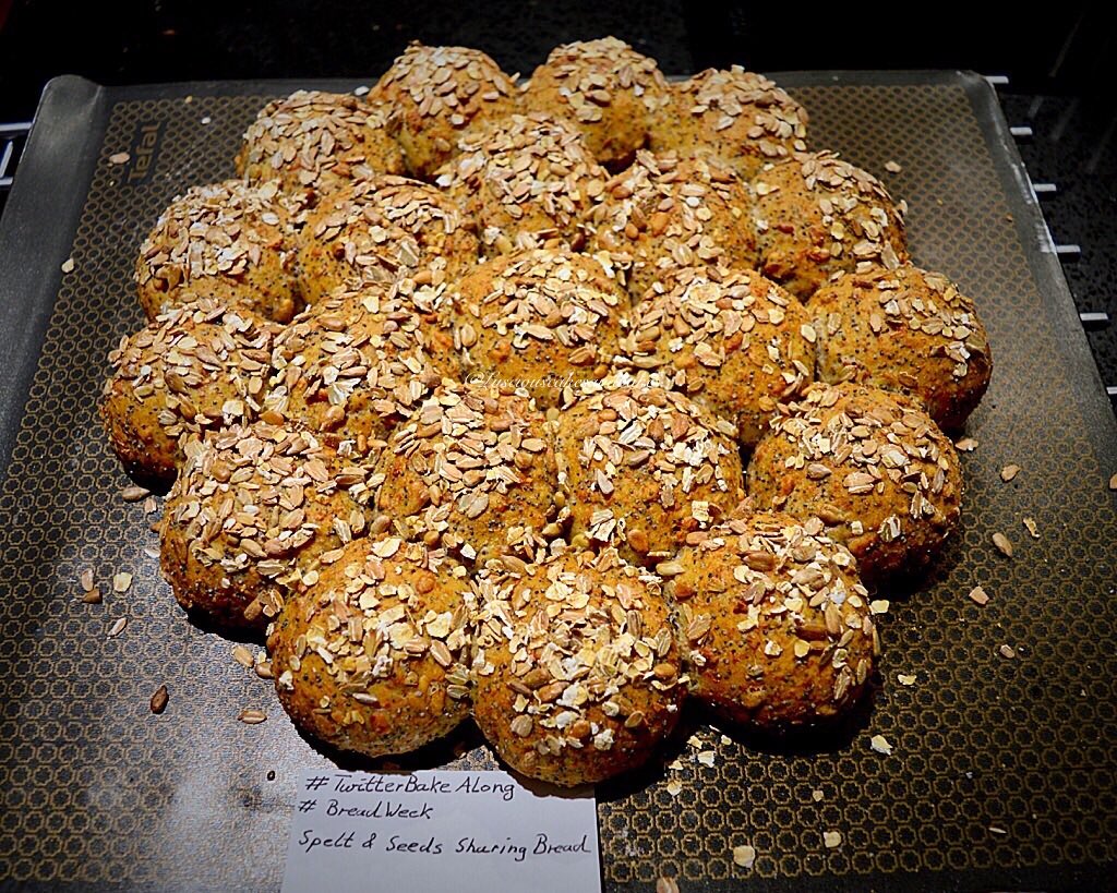 For the #TwitterBakeAlong my Spelt &amp; Seeds Sharing Bread which we had with soup, so tasty! <a href="/thebakingnanna1/">The Baking Nanna</a> <a href="/Rob_C_Allen/">Robert Allen</a> #bread #BreadWeek