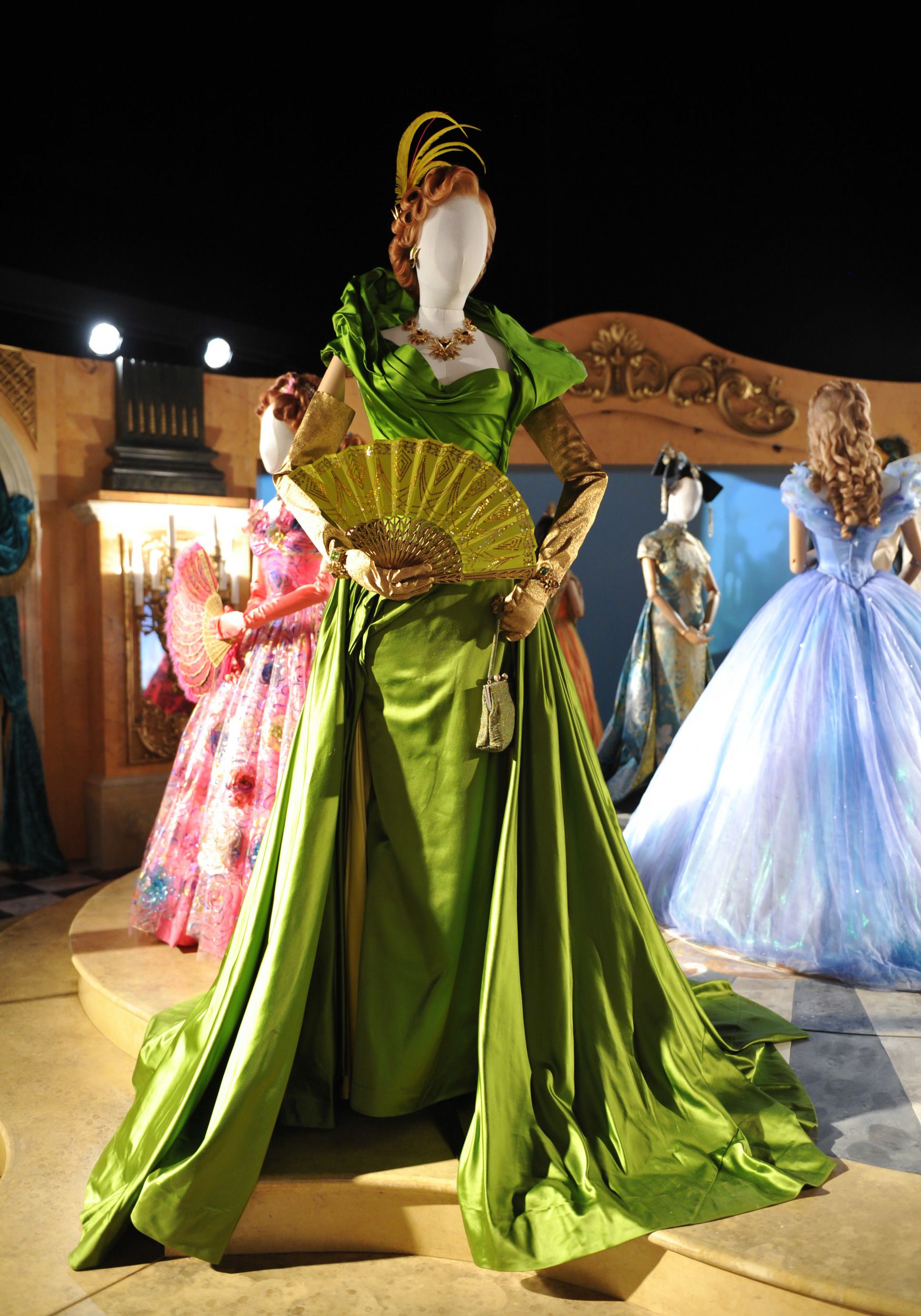 Amy on Twitter: "Cinderella (2015) Lady Tremaine Ball Gown.Costume by ...