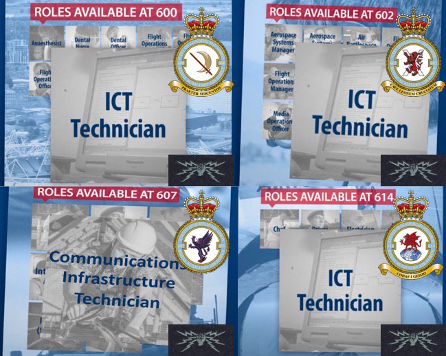RAFCyberspace's tweet photo. Fancy an active ICT mission-based role in one of the @RoyalAirForce's  Air, Space &amp; #Cyber domains across the UK or on Ops and Exercises but can only afford to give your time on a P/T #Voluntary Reserve (PTVR) basis?

We have increased our ICT PTVR footprint from 30 by another 20 https://t.co/koM8qH5JEr