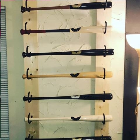SamBatCorp's tweet photo. Bats getting ready to come out of the cellar! Who is ready for Spring? #CustomBats #BatCollection https://t.co/OC8HS3pcTM
