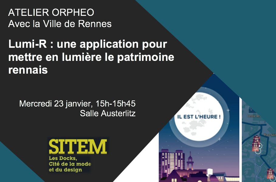 📌 Ça se passe maintenant au #SITEM 2019 à la <a href="/citemodedesign/">Cité de la Mode et du Design</a> en salle #Austerlitz ! 
Vous assistez à l' #atelier ? 
Live-tweetez avec le # et les mentions : #SITEM <a href="/Museumexperts/">Museum Experts</a> <a href="/OrpheoFrance/">Orpheo</a> <a href="/metropolerennes/">Rennes Ville et Métropole</a>