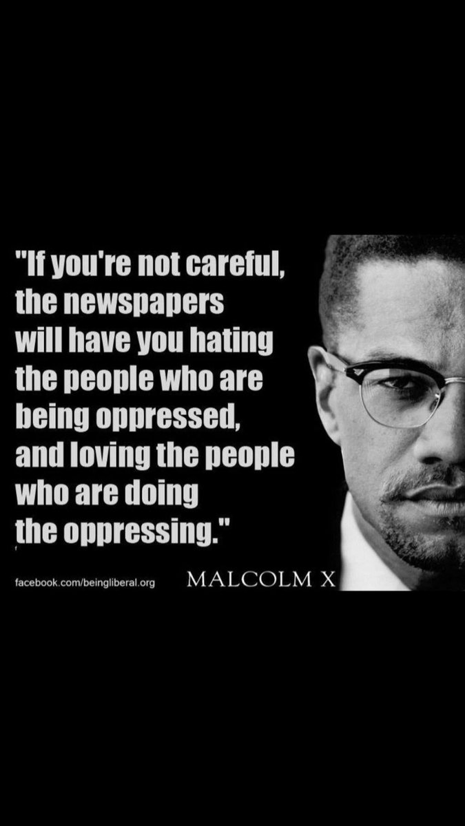 Kari_5H's tweet photo. "If you’re not careful the newspapers will have you hating the people who are being oppressed & loving the people who are doing the oppressing."
~ Malcolm X ~
#StopLeavingNeverlandNow
#MJInnocennt
#MichaelJacksonInnocentProject https://t.co/T9lCGOyv2H