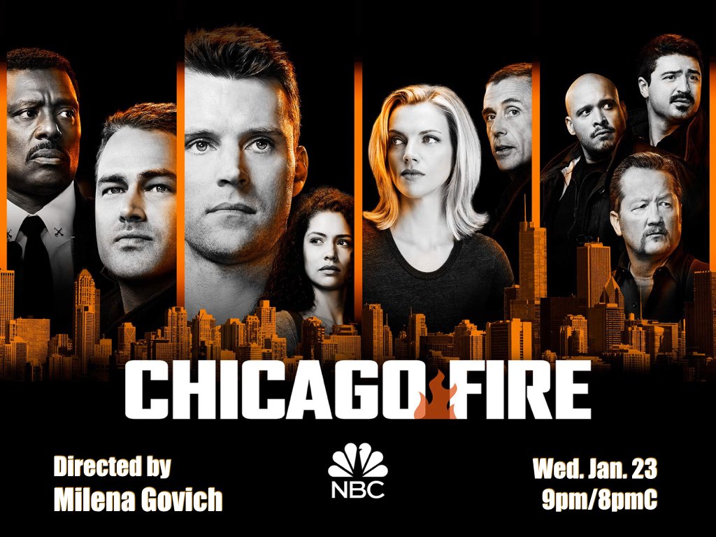 milenagovich's tweet photo. My episode of #ChicagoFire airs this coming Wed. night Jan 23 9pm/8pmC! Amazing performances from the whole cast and dear friend @patrickthomasmulvey! @nbcchicagofire 
#femalefilmmaker @nbc #femalefilmmakerfriday #femaledirector #ladyboss #Episodic #wolffilms #femaletvdirector https://t.co/e1apcm2UPc