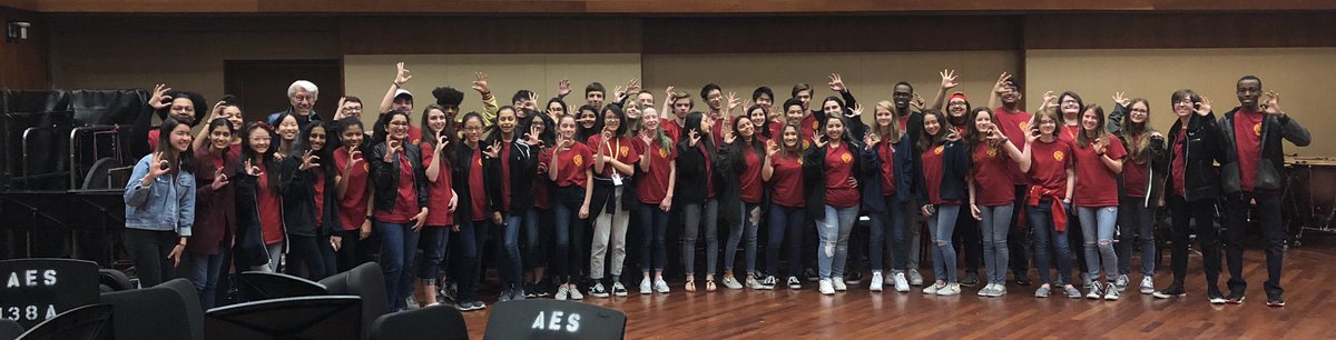 CyWoodsOrch's tweet photo. Awesome experience for our 212 Orchestra students. To be learning under Larry Livingston’s baton.   #musicismagical https://t.co/Bk5RCPzeP9