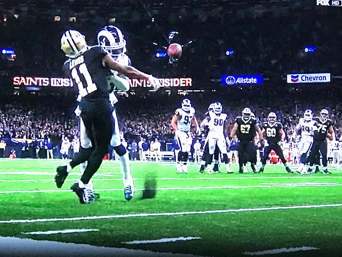 Little-known #NFL rule: When you commit pass interference and targeting on the same play in the final two minutes of a playoff game, the penalties offset.