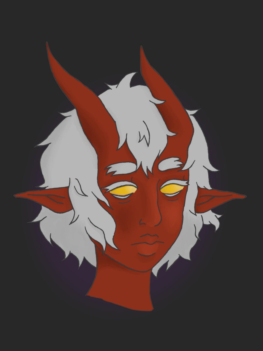 //i wanted to give iris more tiefling-like eyes...