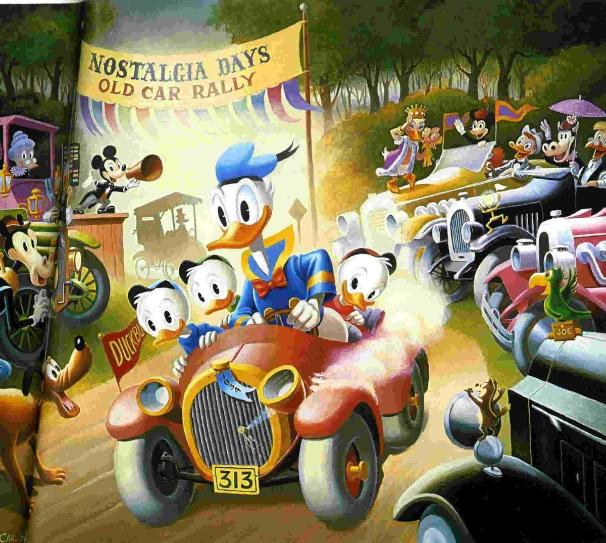 Barks_Rosa's tweet photo. #Donald Duck - Belchfire Runabout by Carl Barks. https://t.co/pQlXxPnJQI