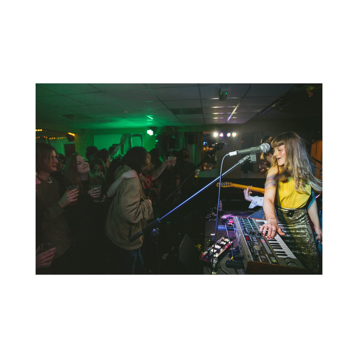 💟 approx 1 year ago 2018 A.D - punters enjoy the release of the song 'Honey' by the band 'Blushes' 💟

📸 : @elliethephotographer_