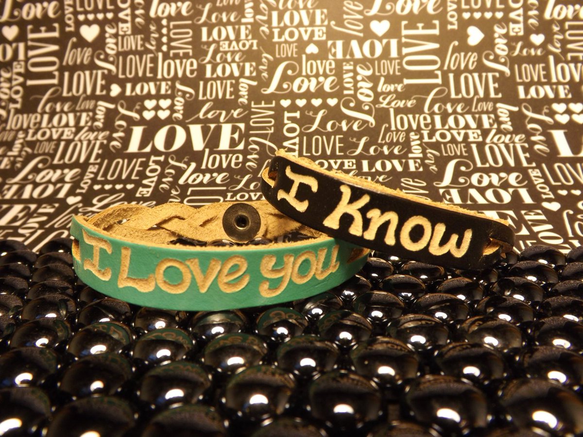 Shockwavemb's tweet photo. His and Her leather bracelets - Couples engraved leather bracelets - His and her jewelry - Personalized leathewr bracelets -Custom engraved https://t.co/j2NgpTkfPg #Etsy #ShockwaveMB #EngravedCouples https://t.co/pDvHLzDe4L