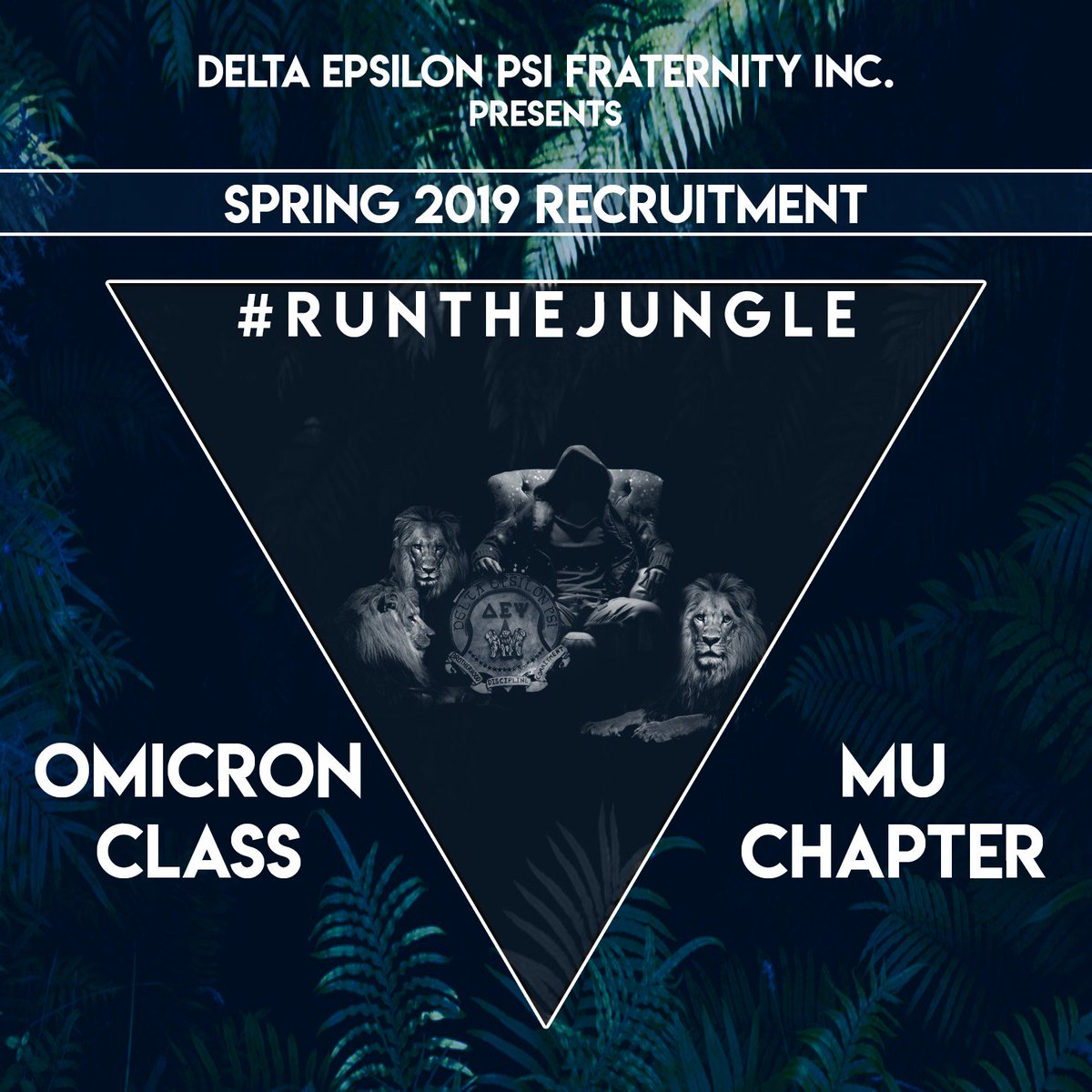 Get hyped cause its back!! Stay tuned for the rush schedule. Omricon class wya!? #rushDEPsi #runthejungle #BrotherhoodOfKings