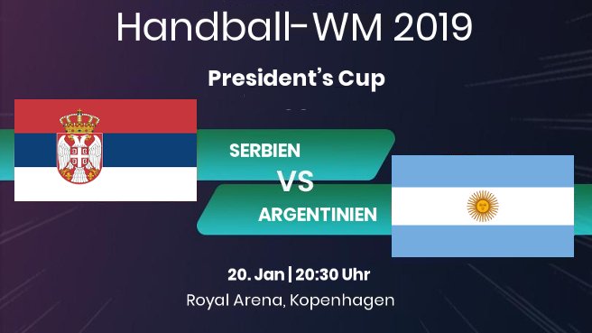 #HandballWM 20:30 🇷🇸🆚🇦🇷
Das 🤾‍♂️ Spiel #Serbien gegen #Argentinien kostenlos live sehen auf #SPORTDEUTSCHLANDTV3 von @SportDE_TV bei #waiputv.
📺👉waipu.tv/handball-wm
#SRBARG #HandballWM2019 #HeimWM #Handball19