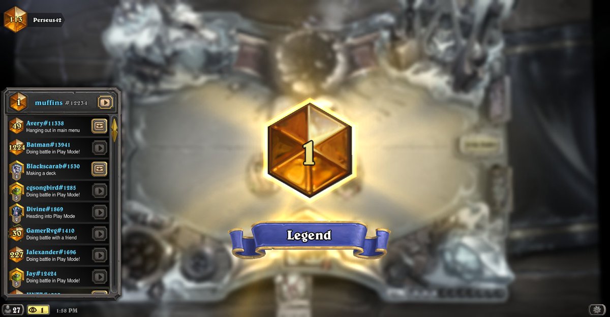 muffins_hs's tweet photo. 6th time retaking rank 1 NA this week with same hunter list. 12 game win streak. EZ https://t.co/3p3knzbc56