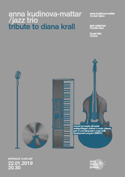 this week at onomatopoeia #185 - mailchi.mp/604d75ae15ba/t…  “Tribute to #DianaKrall” by Anna Kudinova-Mattar / #Jazz Trio 22.01