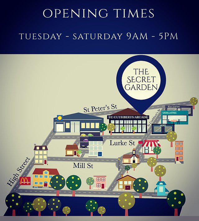 🏴‍☠️ The only way to find treasure is with a map 🗺 💰
So keep this one handy, there’s only one of everything in The Secret Garden so if other explorers get there first they might take the treasures that you want! 👑 💎 💍 🤫
#map #findus #stcuthbertsarcade #bedford #shoplocal