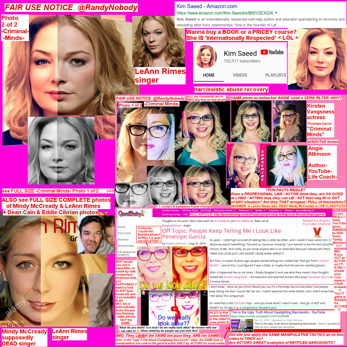 RandyNobody's tweet photo. L@@K-#IF u DONT #SEE a #PHOTO=#CENSORED by @twitter
#KirstenVangsness #CriminalMinds #LeAnnRimes #MindyMcCready #DeanCain #EddieCibrian #KimSaeed #AngieAtkinson #PenelopeGarcia #narcissism #ActorCon #ActorCons #LifeCoach #YOUTUBE #CONS #FAKEdeaths #wth #wtf #wow #scams #scam #go https://t.co/IhNIrXeHxu