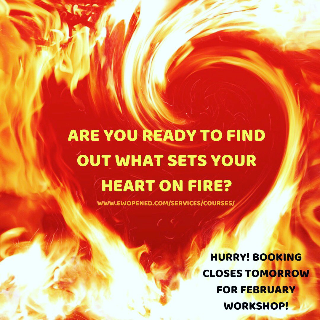 Sunday night; you may be preparing for work you don’t want to go to tomorrow. If that’s true, you need this course!
ewopened.com/services/cours… 
Book now to attend in Feb
#newjob #newcareer #newwork #newlife #newyearnewyou #coaching #lifecoaching #careercoaching #happiness #behappy